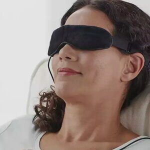 Heated Eye Mask for Dry Eyes USB Electric Eye Heating Pad with Storage Bag